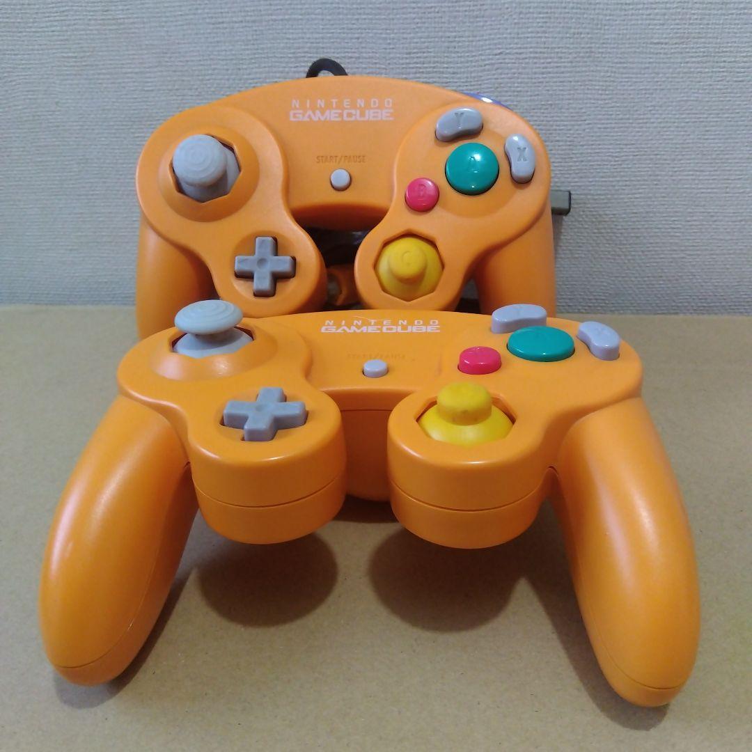 ニンテンドー ゲームキューブ コントローラー オレンジ 後期型