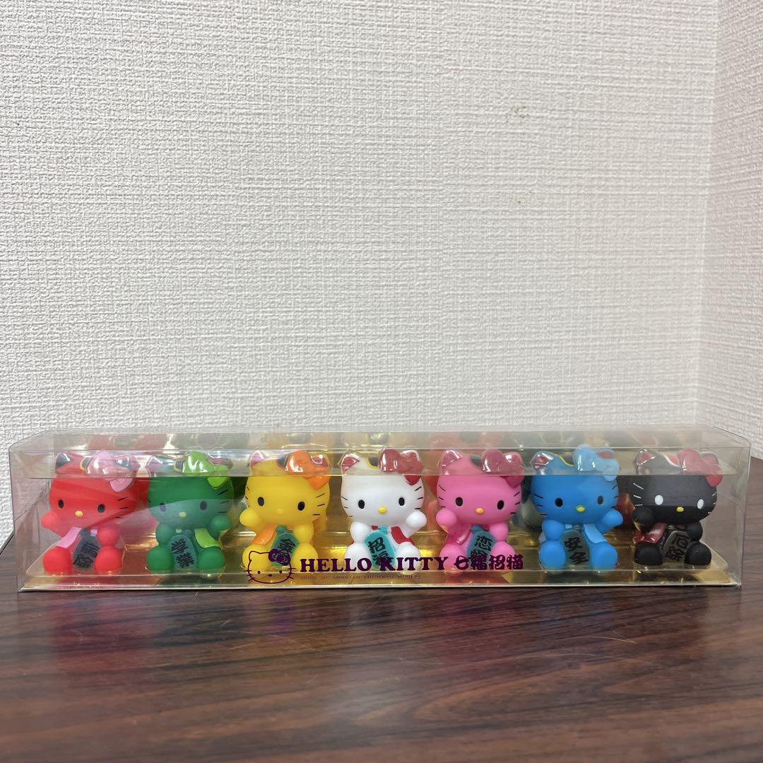 ハローキティ 七福招猫 まねきねこ 人形セット 新品未開封