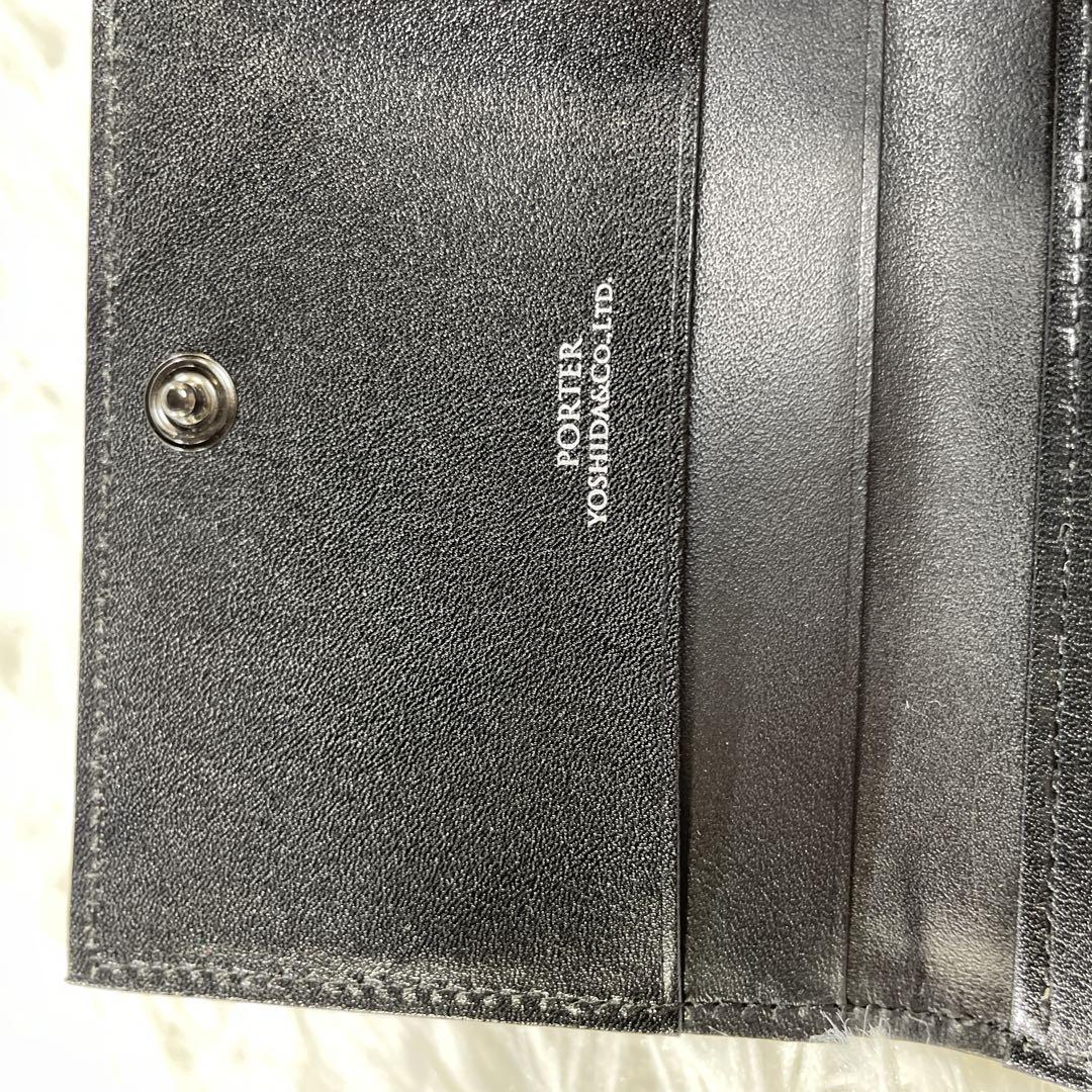新品ポーター　PORTER カードケース　パスケース　名刺入れ　レザー　ブラック