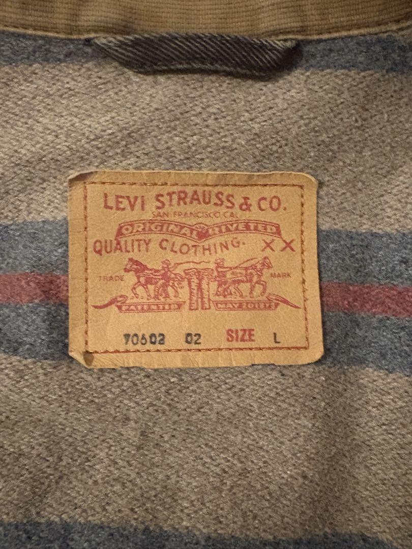 Levi's ブラックデニムジャケット Lサイズ