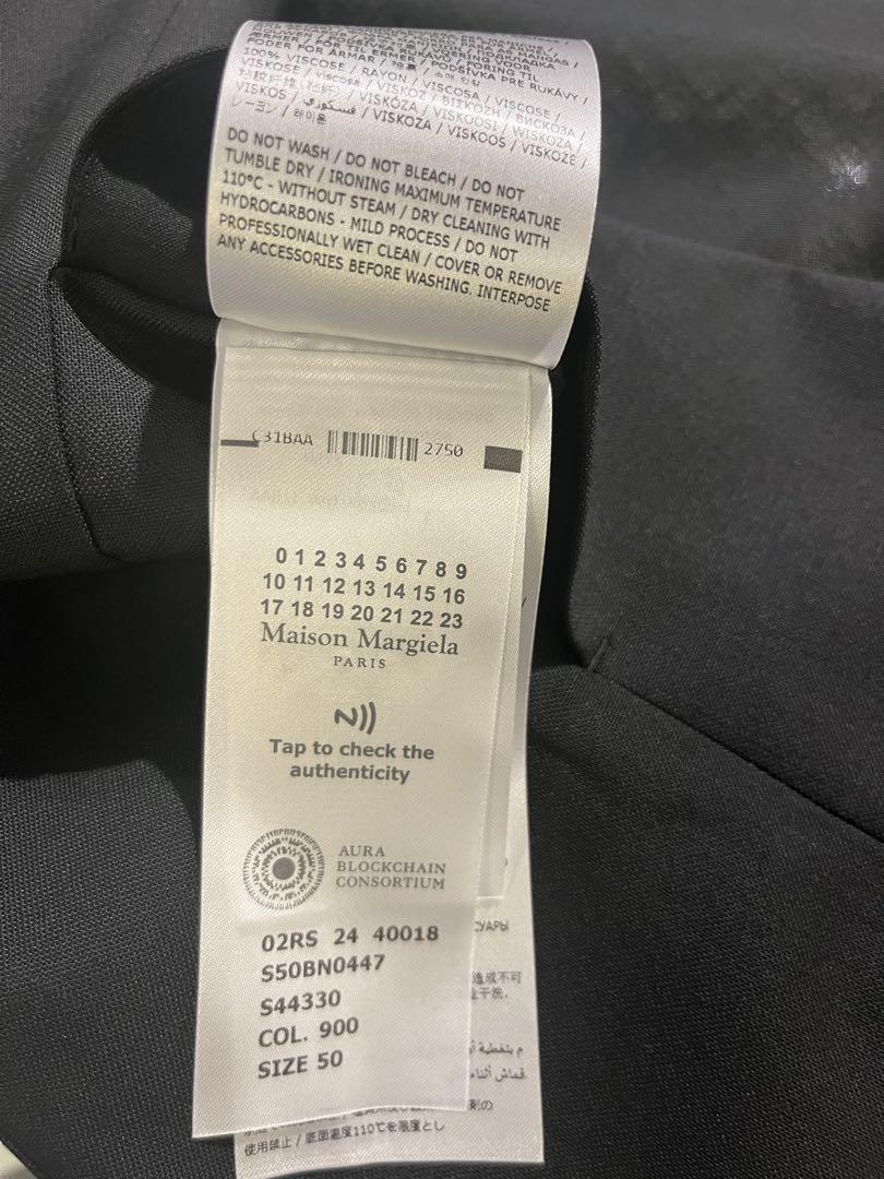 Maison Margiela メゾンマルジェラ 定番 ノーカラージャケット