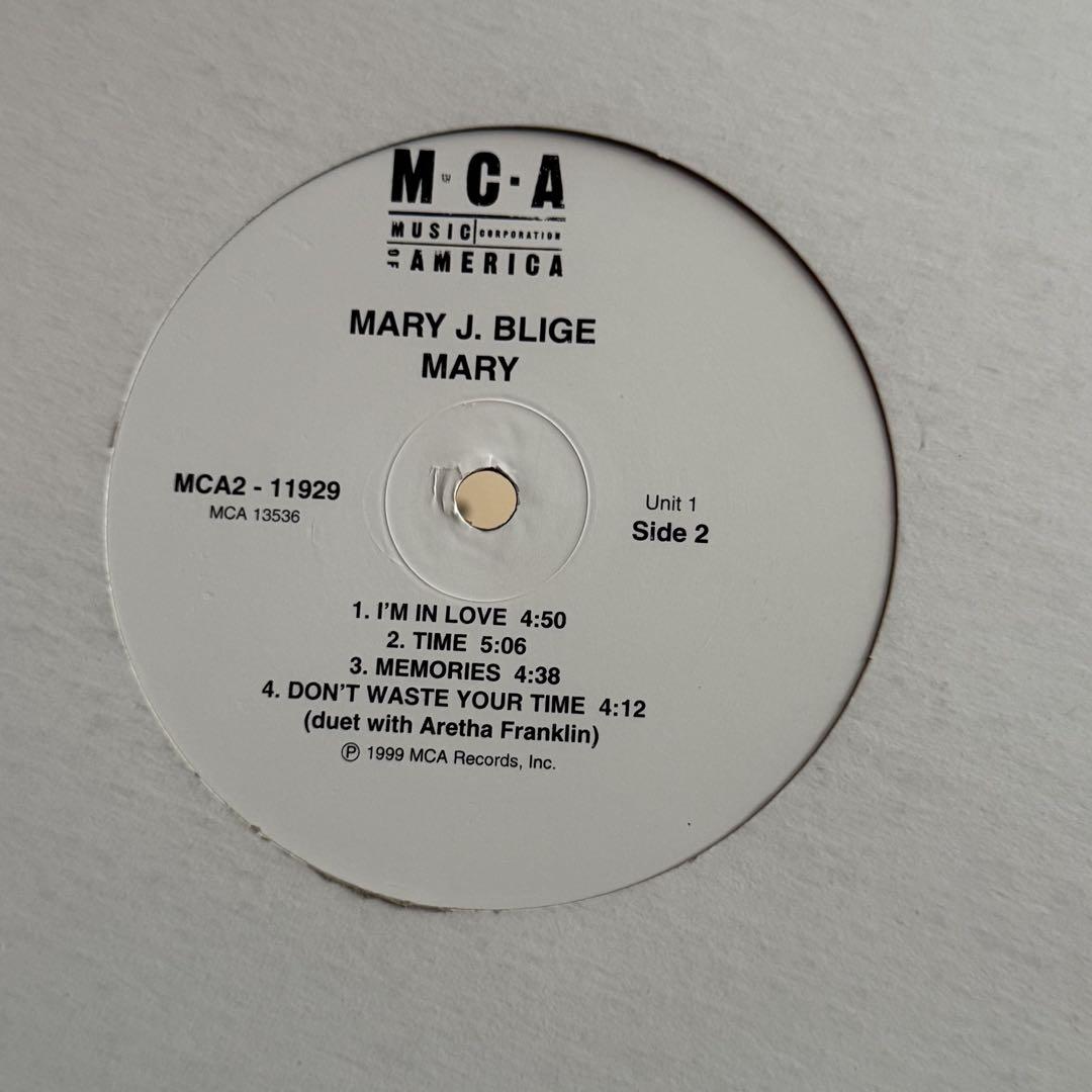 Mary J. Blige - Mary 2枚組LPレコード