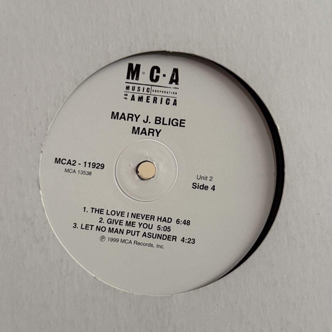 Mary J. Blige - Mary 2枚組LPレコード