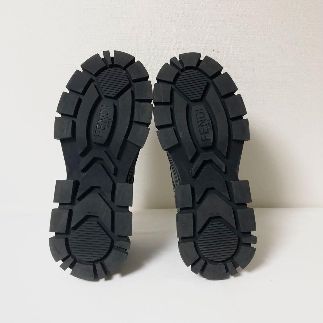 FENDI レザーシューズ ダービー FFロゴ チャンキーソール スニーカー