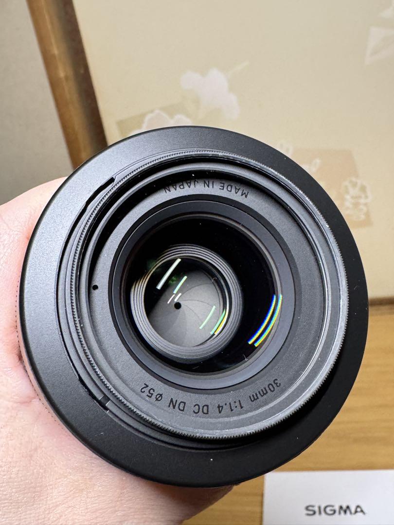 新品未使用　SIGMA 30mm F1.4 DC DN 52mm