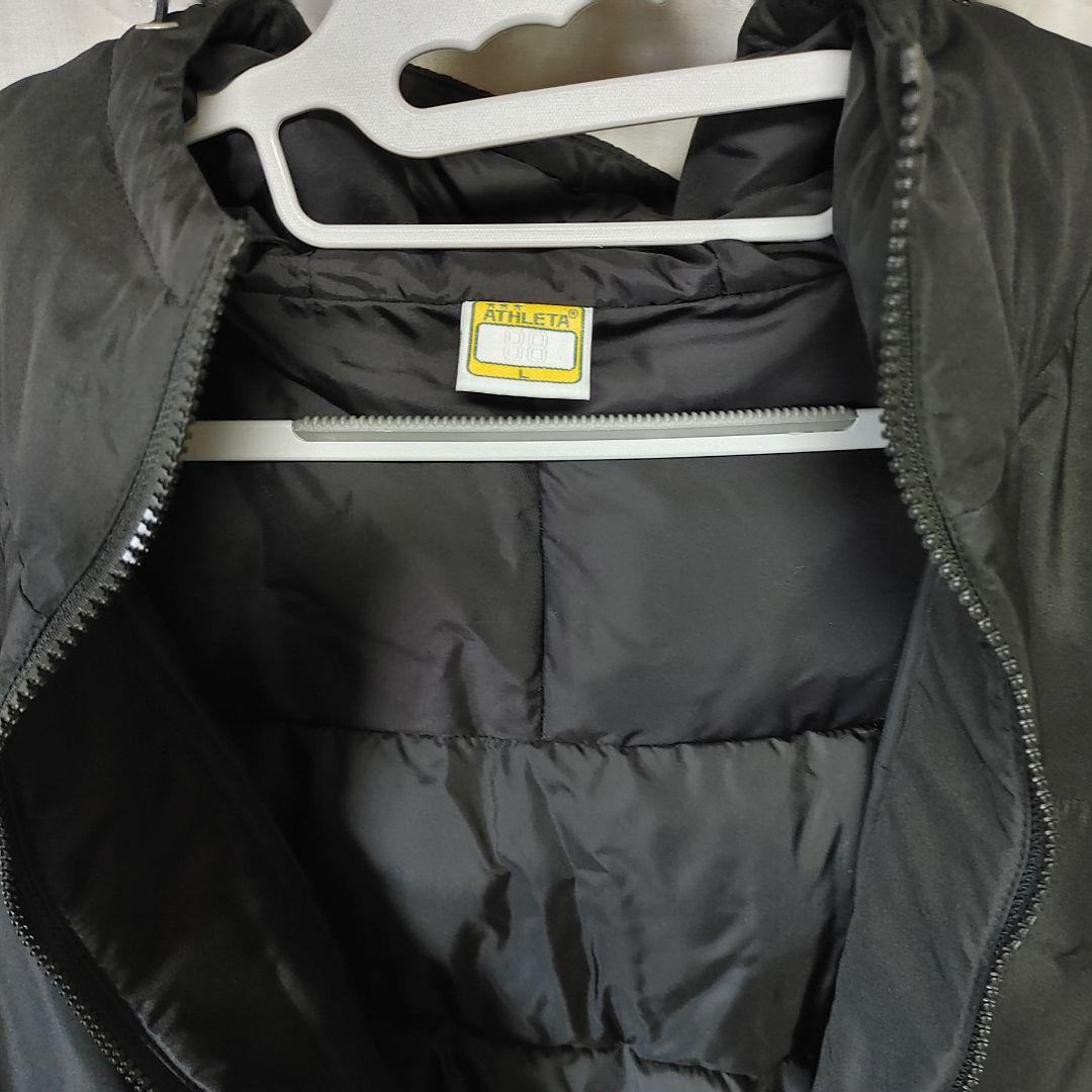 最終価格　限定品　ATHLETA ブラック ベンチコート Lサイズ