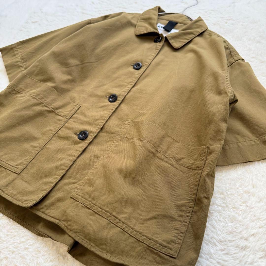 MHL. エムエイチエル　コットン オープンカラーシャツ 23SS