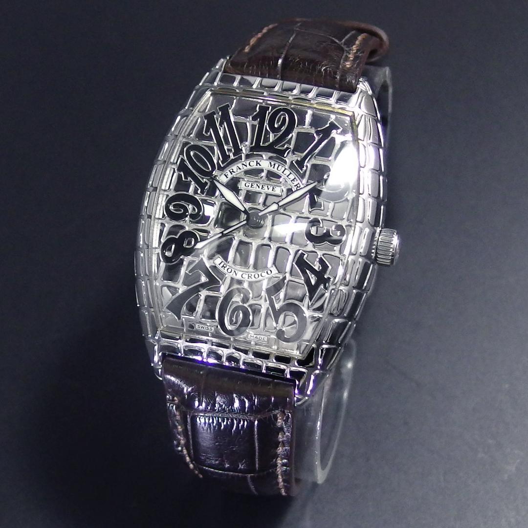 美品 フランクミュラー アイアンクロコ 7880SC IRON CRO 保証書