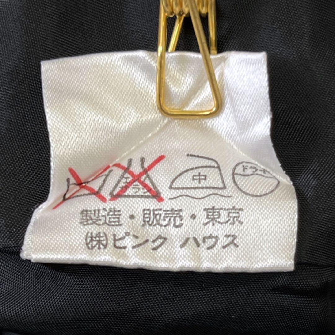 インゲボルグ ロングワンピース シャツワンピース ブラック ドット 金ボタン