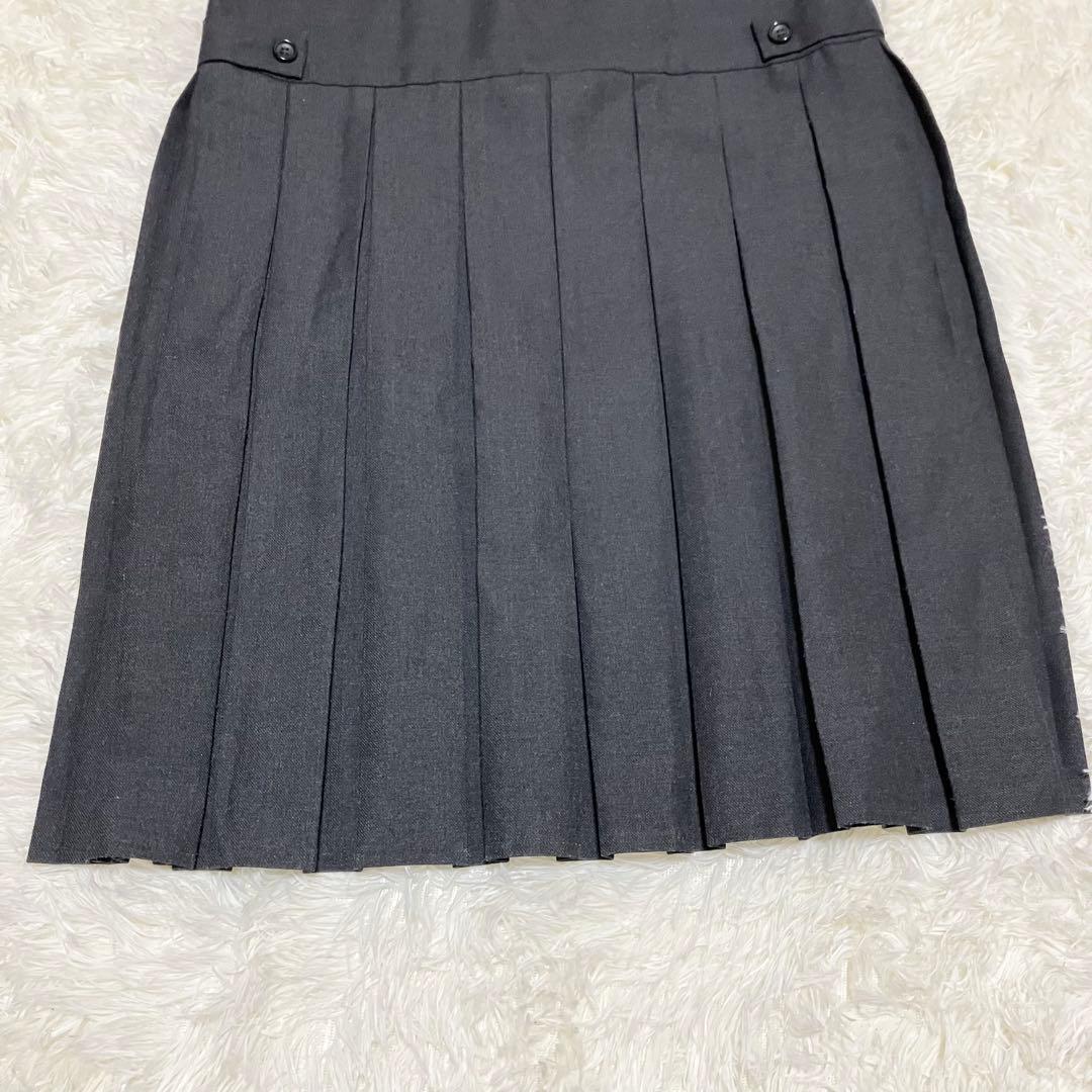 美品 コムデギャルソン コムコム ジャンパースカート プリーツ Vネック 美品 コムデギャルソン コムコム ジャンパースカート プリーツ V