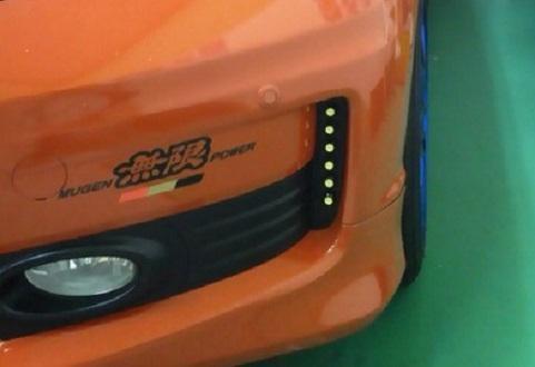 くらしを楽しむアイテム ホンダ LEDイルミネーション 純正フロントバンパー専用 フィット パーツ