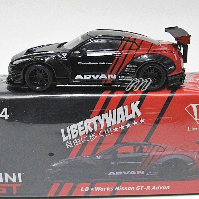 MINI GT 1:64 LB WORKS Nissan GTR R35 Advan Japan Exclusive RHD tsm model MINI GT 1:64 LB WORKS Nissan GTR R35 Advan Japan Exclusive RHD tsm model