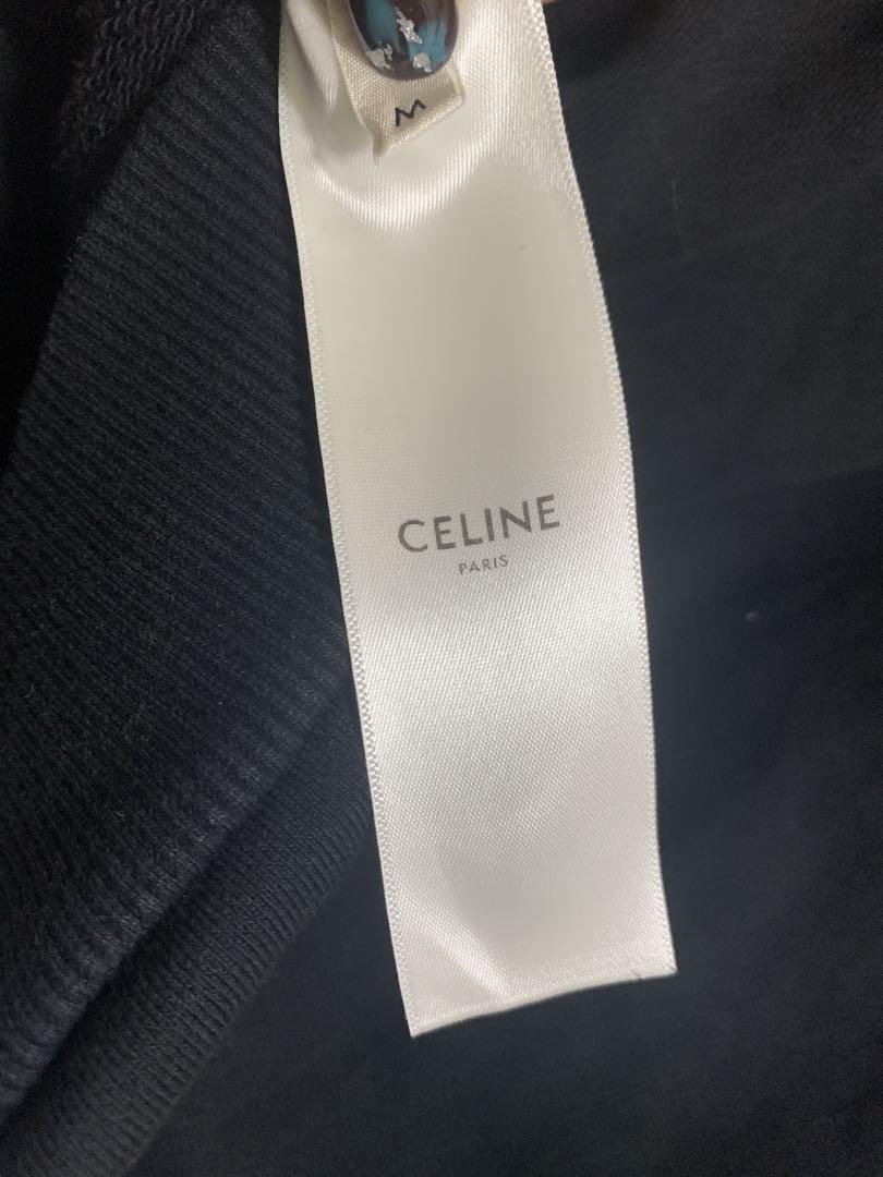 sarinaCELINE バックロゴ　プルオーバー　20ss 　ブラック