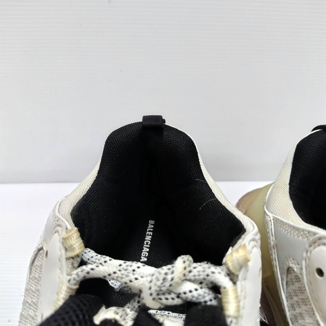 【美品】BALENCIAGA Triple S クリアソール ホワイト41