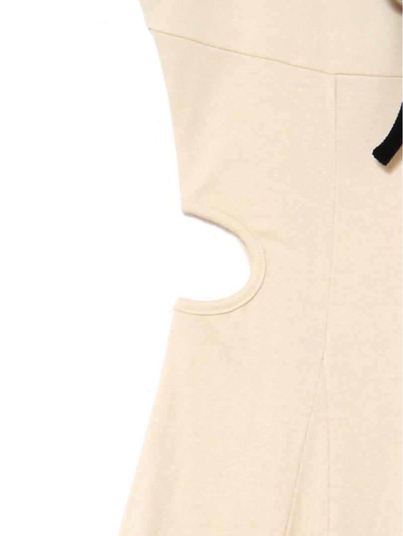 アンドマリー andmary logo flare mini dress