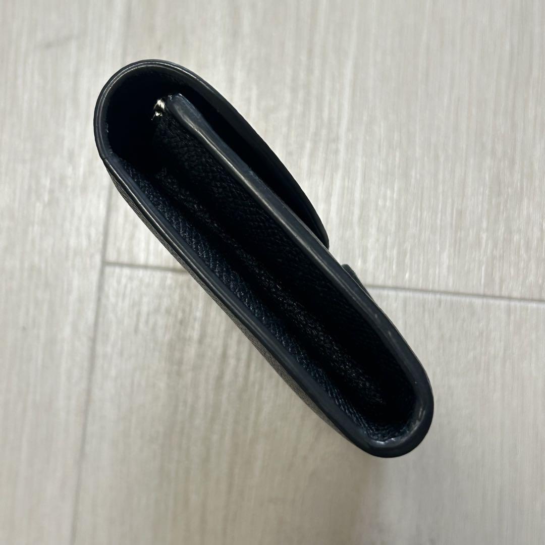 CELINE トロッター　コンパクト財布　黒