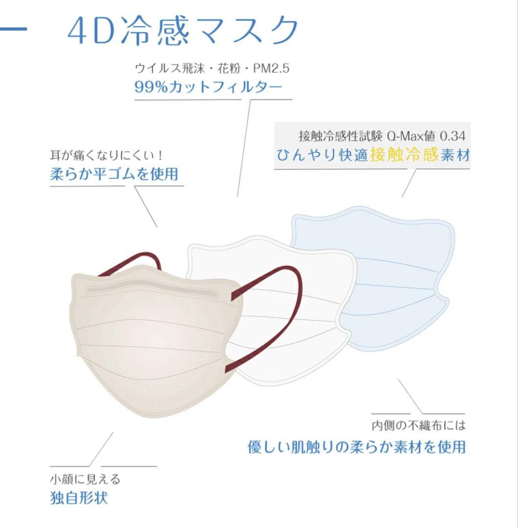 シシベラ　 CICIBELLA 　4Dマスク プリーツタイプ　60枚セットO