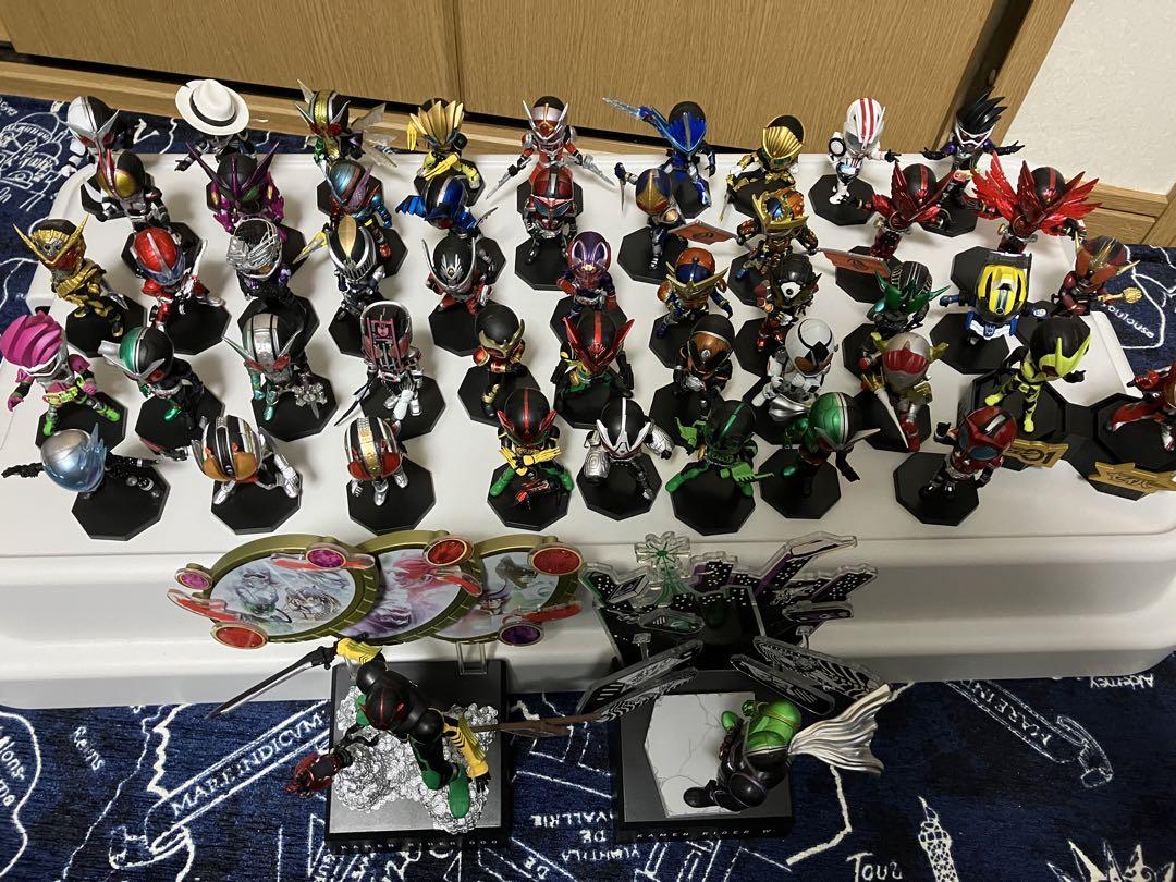 一番くじ 仮面ライダー】デフォルメフィギュア + オーズ、W 一番くじ 仮面ライダー】デフォルメフィギュア + オーズ、W