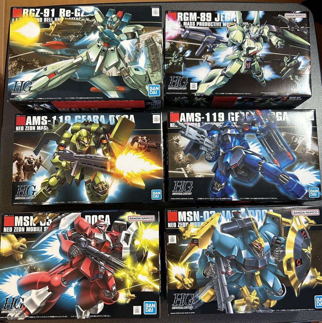HGUC ガンプラ 逆襲のシャア 6個セット