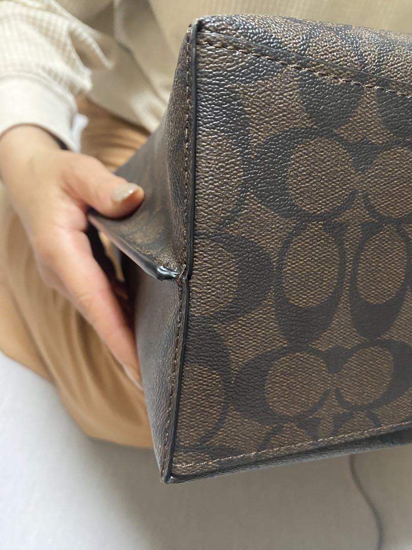 MyB@g(*☻-☻*) COACH トートバッグ ブラウン/レッド