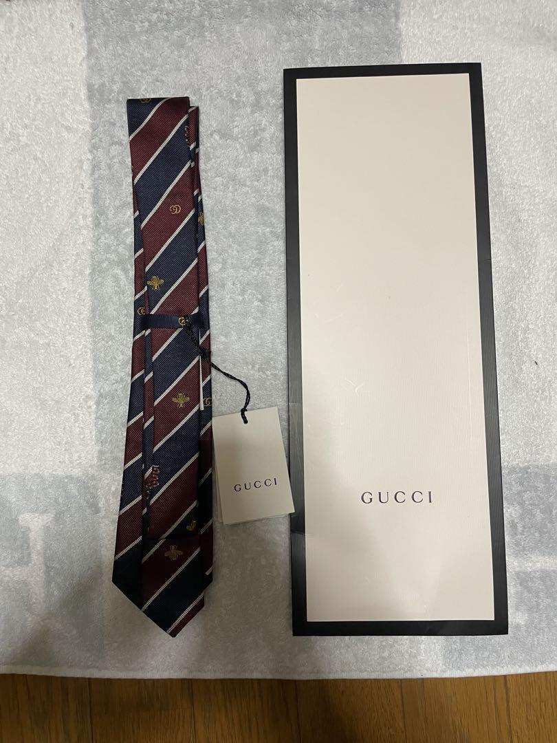 グッチ シルク製ネクタイ