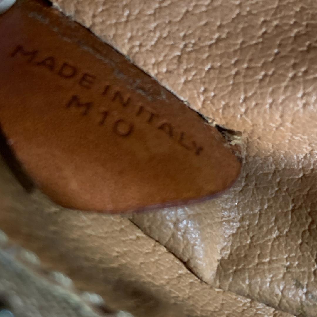 美型 セリーヌ ショルダーバッグ マカダム柄 サークル金具 PVC