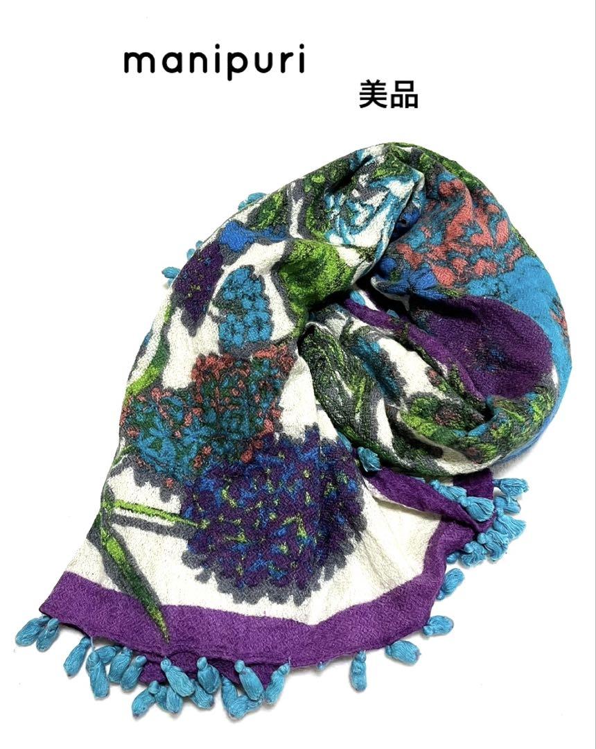 manipuri ストール ショール manipuri シルク スカーフ 大判