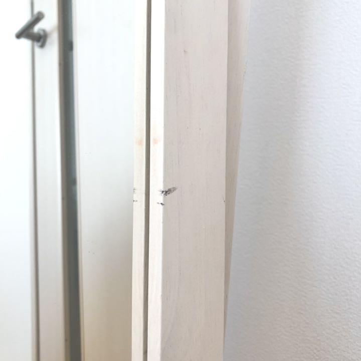 ません 白木の姿見 キャスター付き sOaRK-m94719339704 鏡 になってお