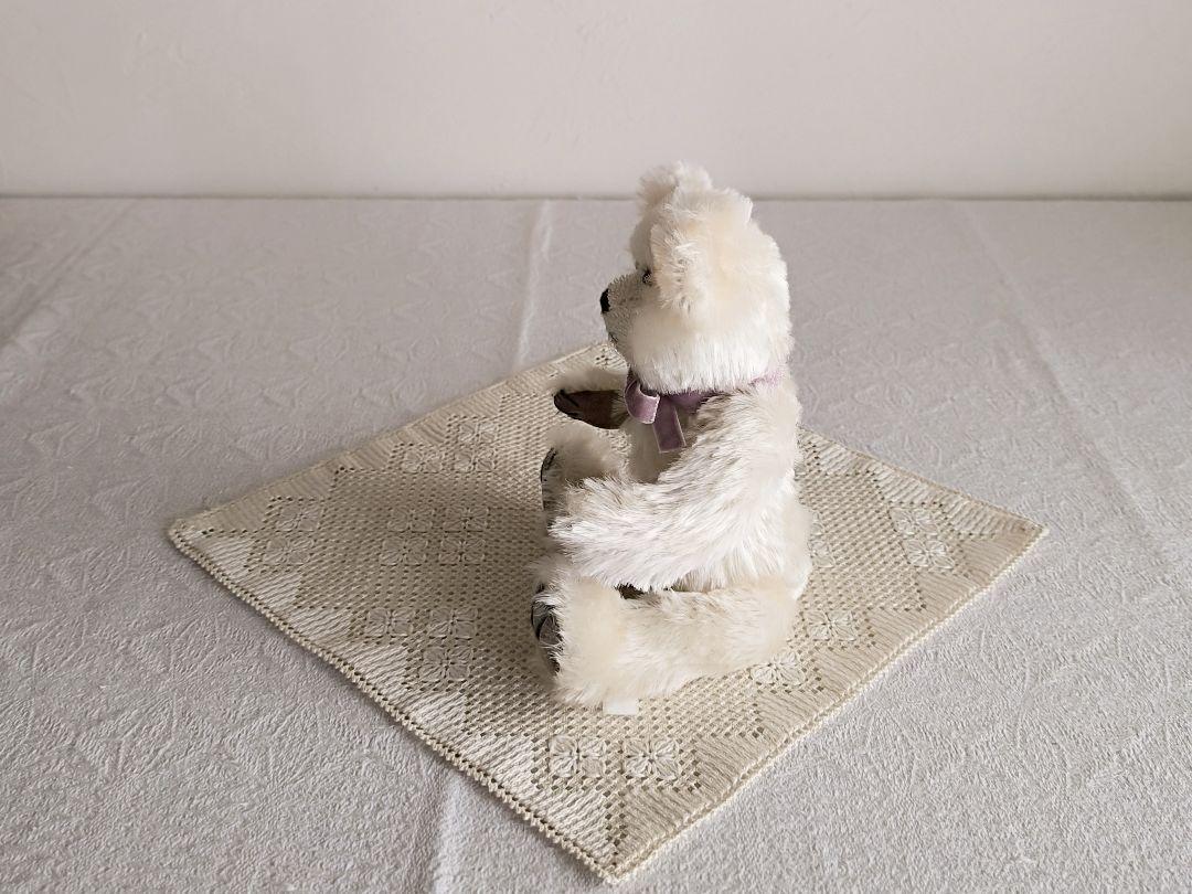 週末限定ンセール ୨୧ bear vintage * クマさん クリーム色の 優しい モフモフ ぬいぐるみ