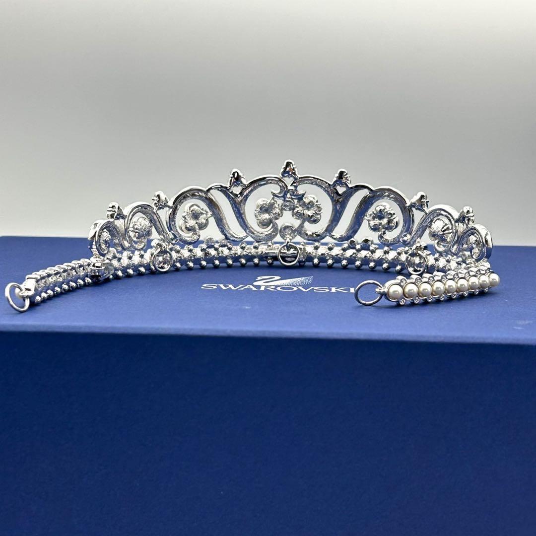 スワロフスキー プリンセス ティアラLove Tiara クリスタル パール