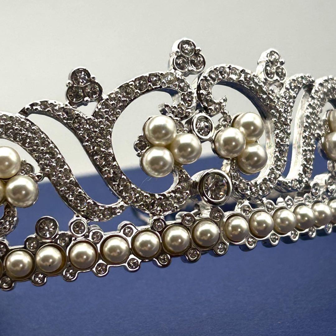 スワロフスキー プリンセス ティアラLove Tiara クリスタル パール