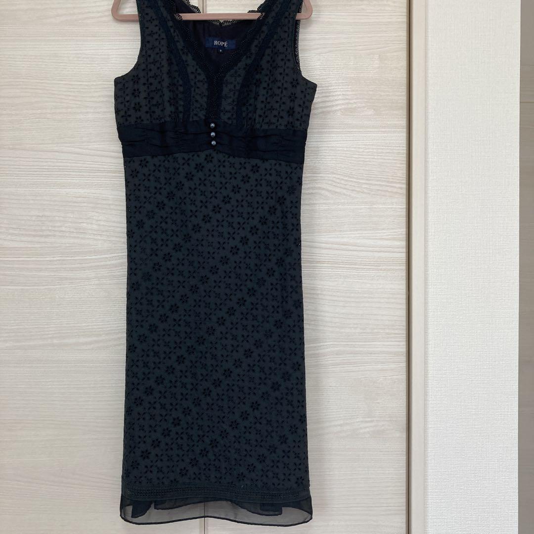 【美品】Rope ノースリワンピース