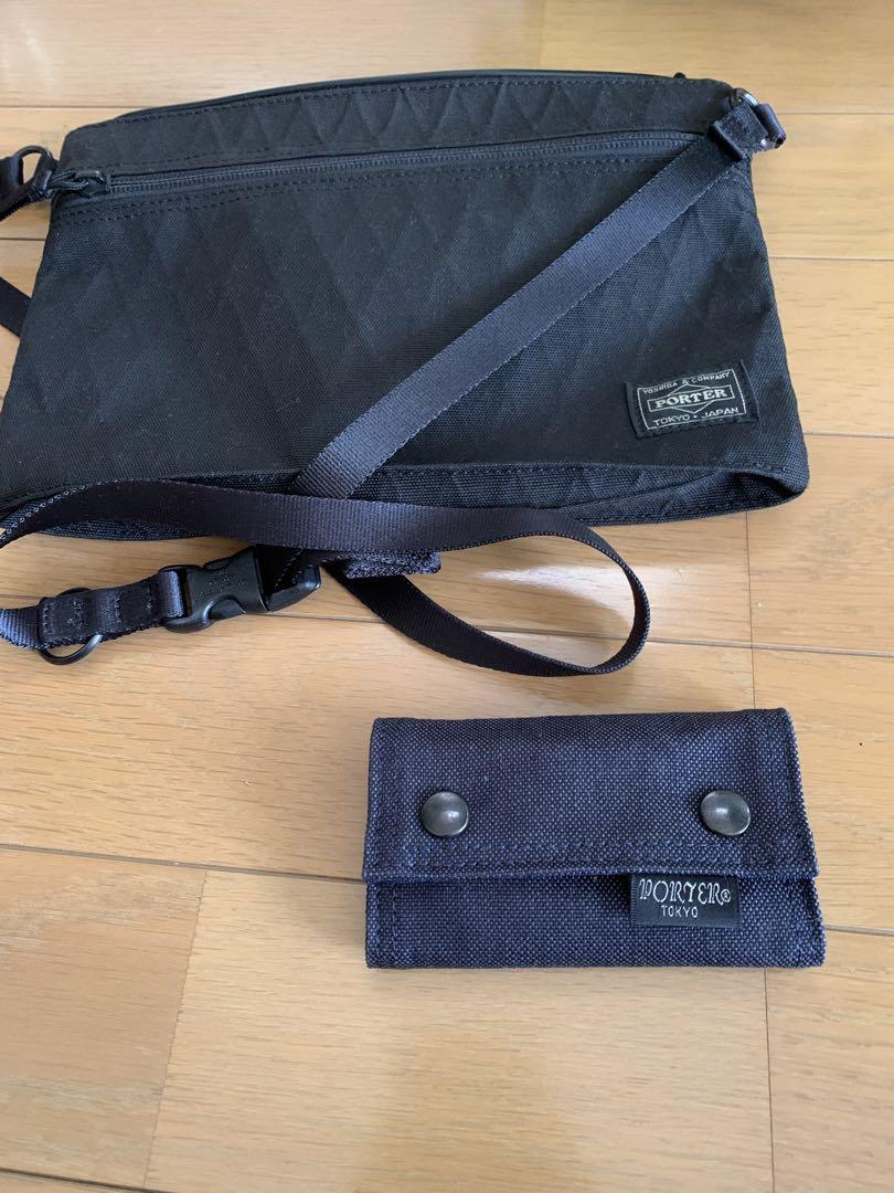 【美品】PORTER／ショルダーバッグ／サコッシュ／HYBRID おまけ付き