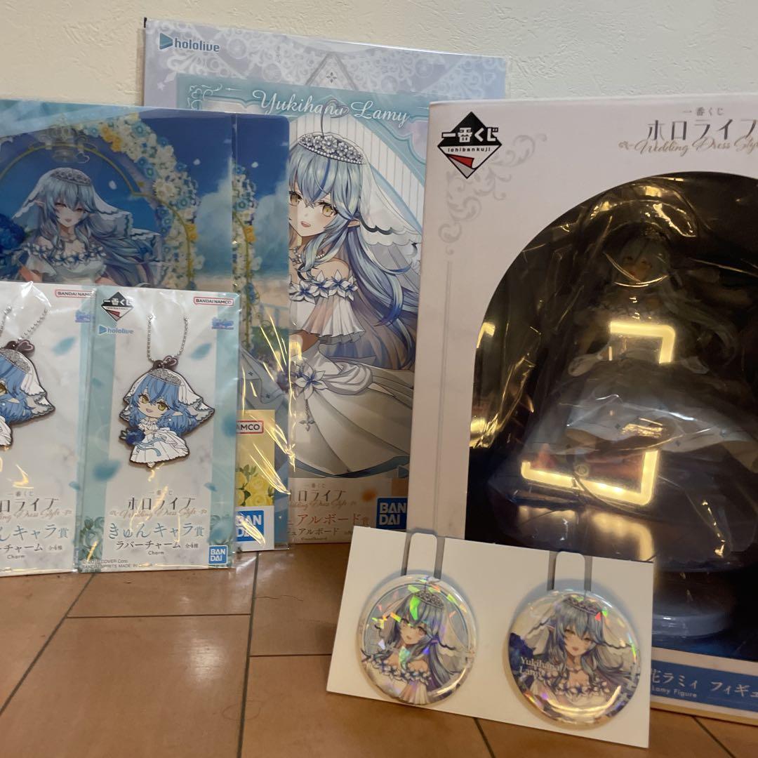 ホロライブ一番くじ 雪花ラミィフィギュアセット7点5種 （一番