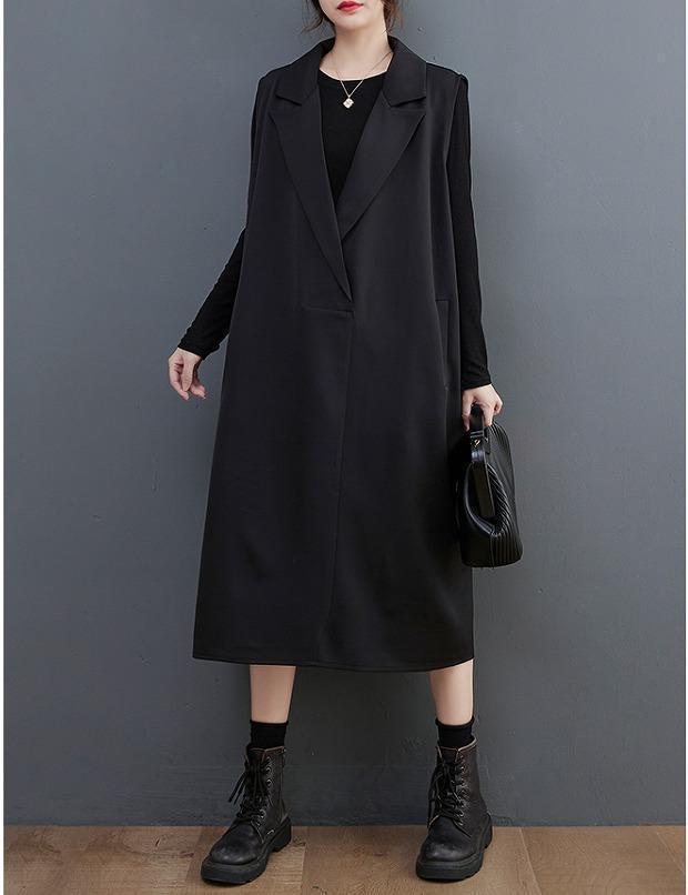 大きいサイズ レディース ロングジレ　コクーン　ワンピース　春 秋冬 新品