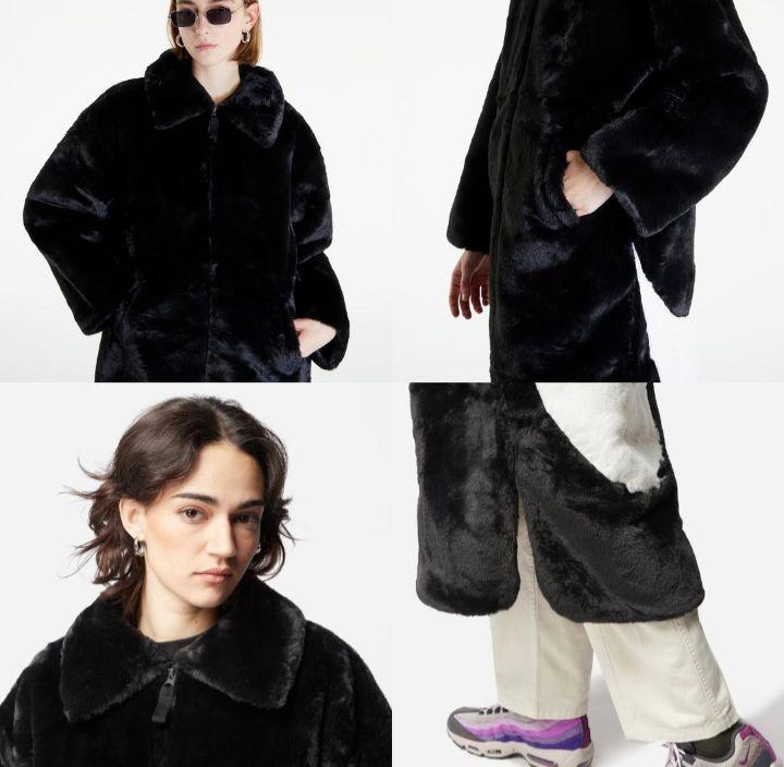 フェイクファーコート ZARA フェイクファーコート - メルカリ