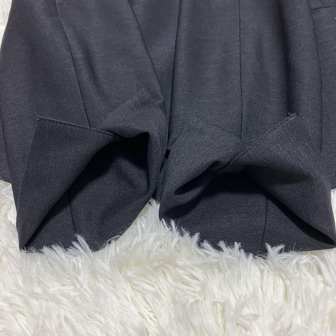 極美品✨グリーンレーベルリラクシング ノーカラー セットアップ ネイビー スーツ