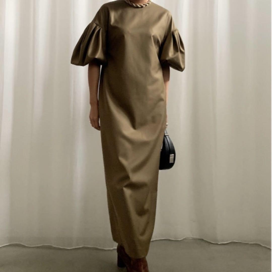 Ameri（アメリ）の「BALLOON SLEEVE I LINE DRESS（ワンピース