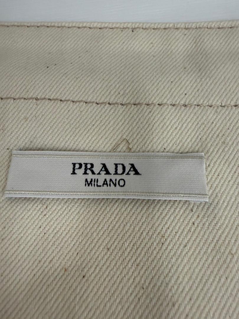PRADA DENIM VEST トライアングルロゴプレート デニムベスト