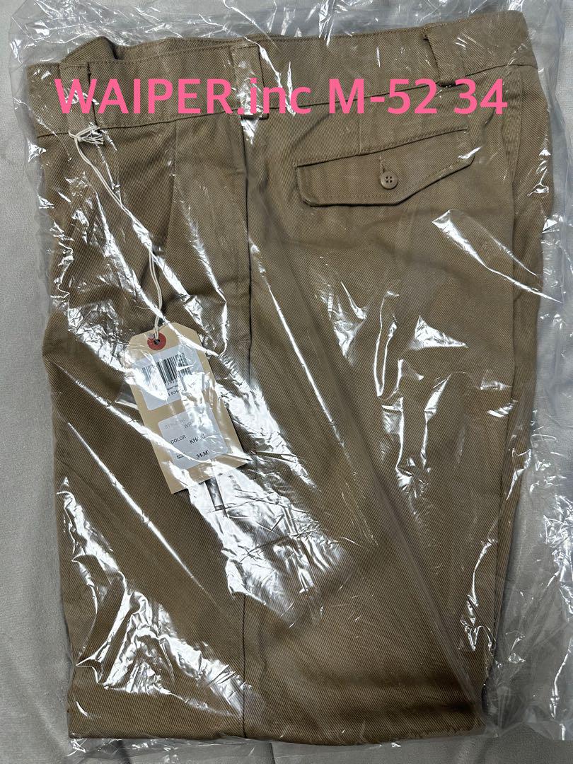 WAIPER ワイパー M-52 ツータック チノトラウザー チノパンツ