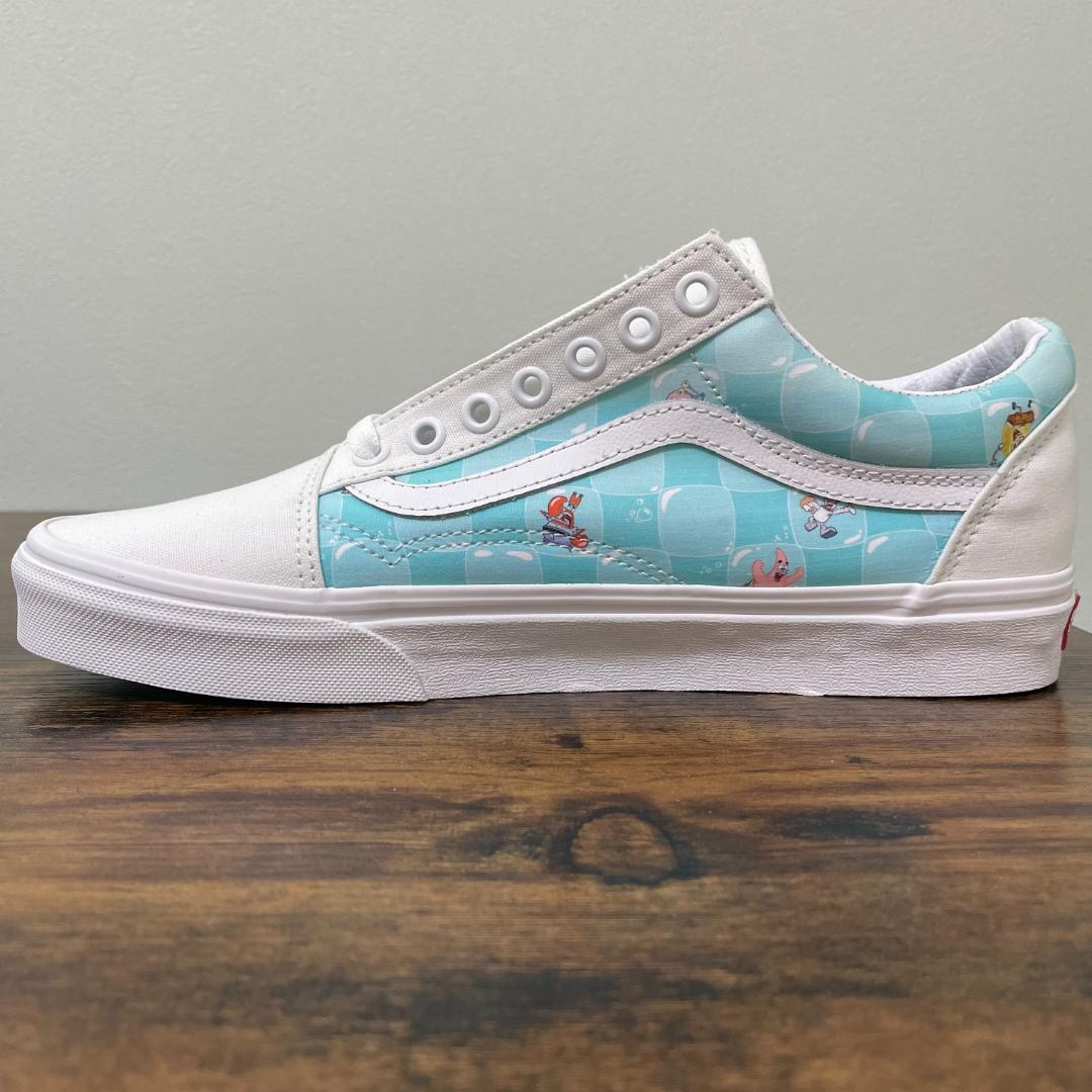 スポンジボブバンズコラボ＊VANS X SPONGEBOB OLD SKOOL＊ブルー スポンジボブバンズコラボ＊VANS X SPONGEBOB OLD SKOOL＊ブルー