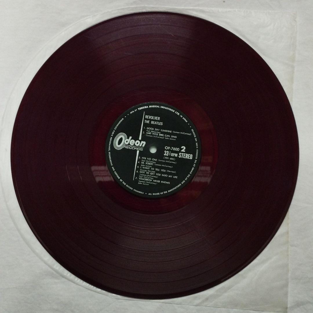 レコード　赤盤　ビートルズ　リボルバー　送料込み