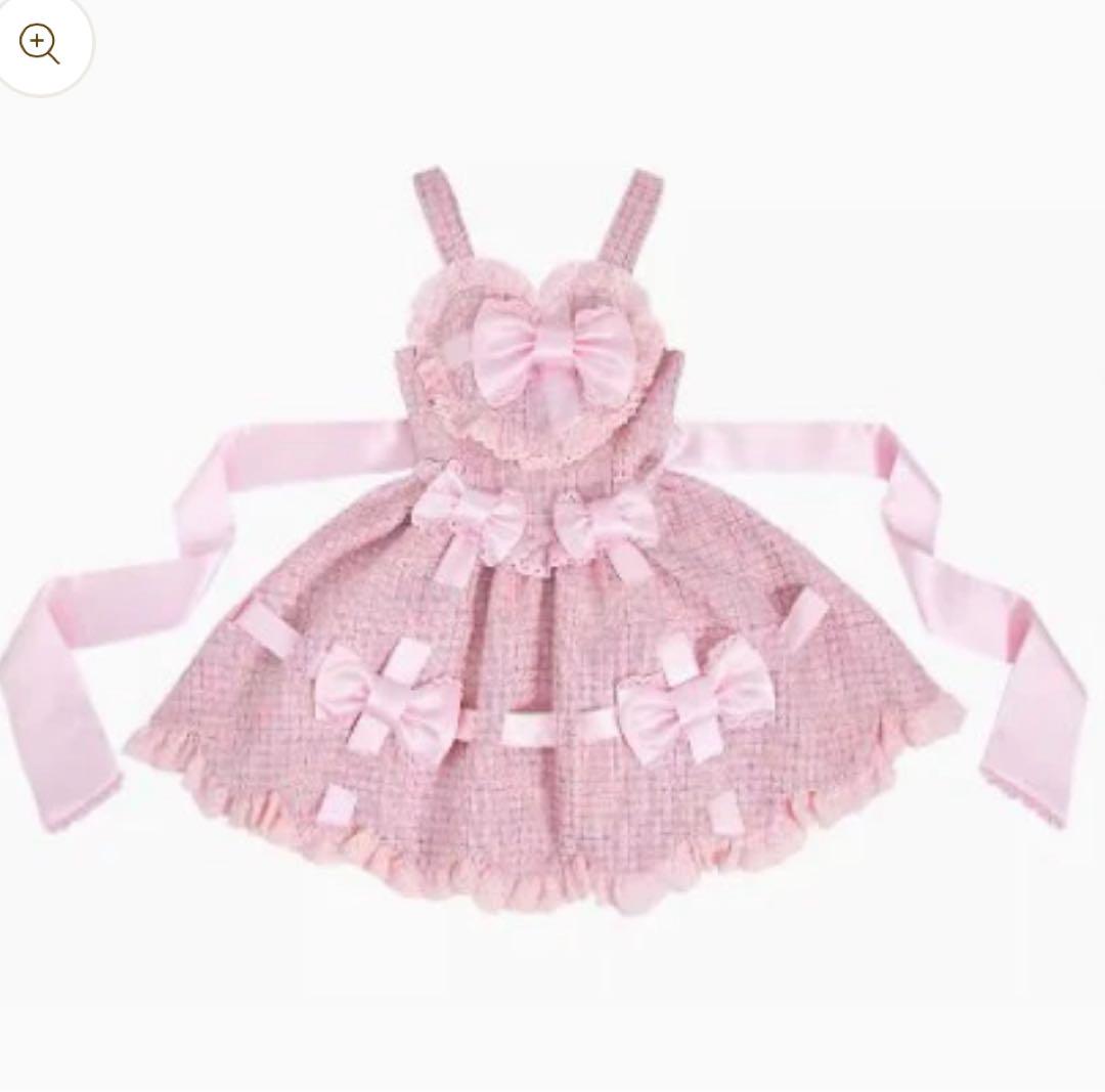 Creamy Cutie Pie トップス ジャンパースカート ボンネットセット Creamy Cutie Pie トップス ジャンパースカート ボンネットセット