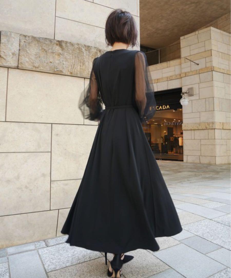 ＊美品＊ マイシャウティーvivienne sheer sleeve dress