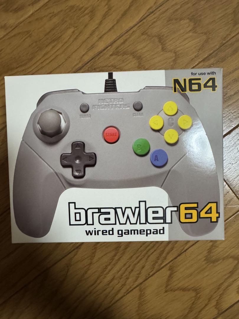 brawler64 有線ゲームパッド N64用 64コントローラー