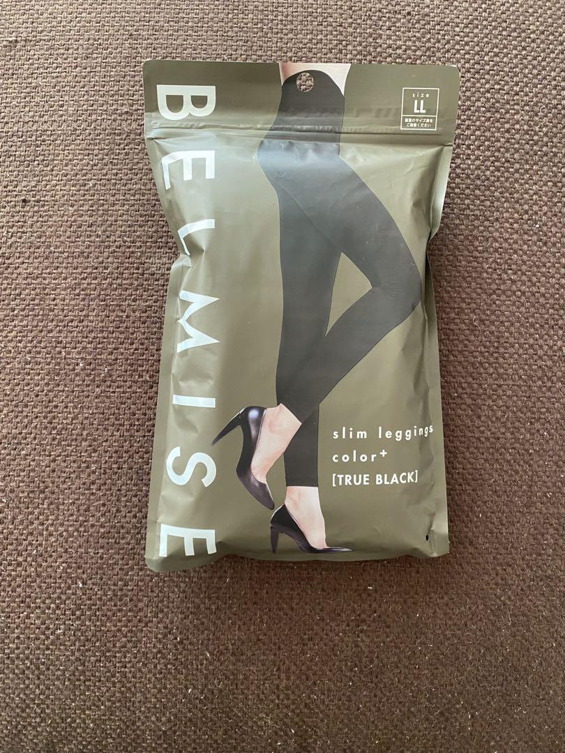 BELMISE スリムレギンス TRUE BLACK LLサイズ