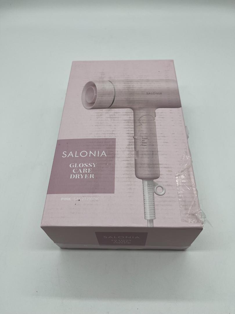 SALONIA サロニア グロッシーケア ドライヤー ピンク