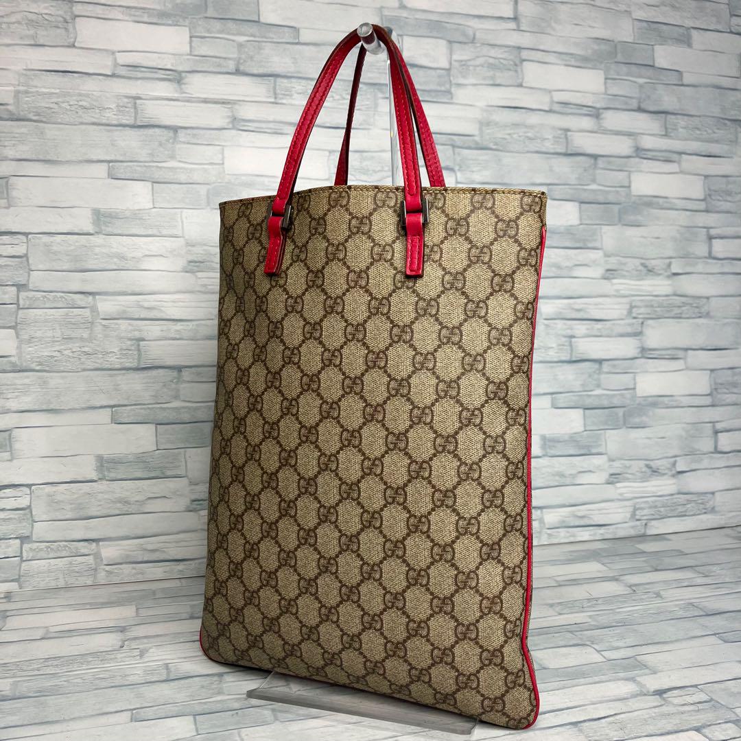 極美品　95 GUCCI グッチ　トートバッグ　ハンドバッグ　GG柄