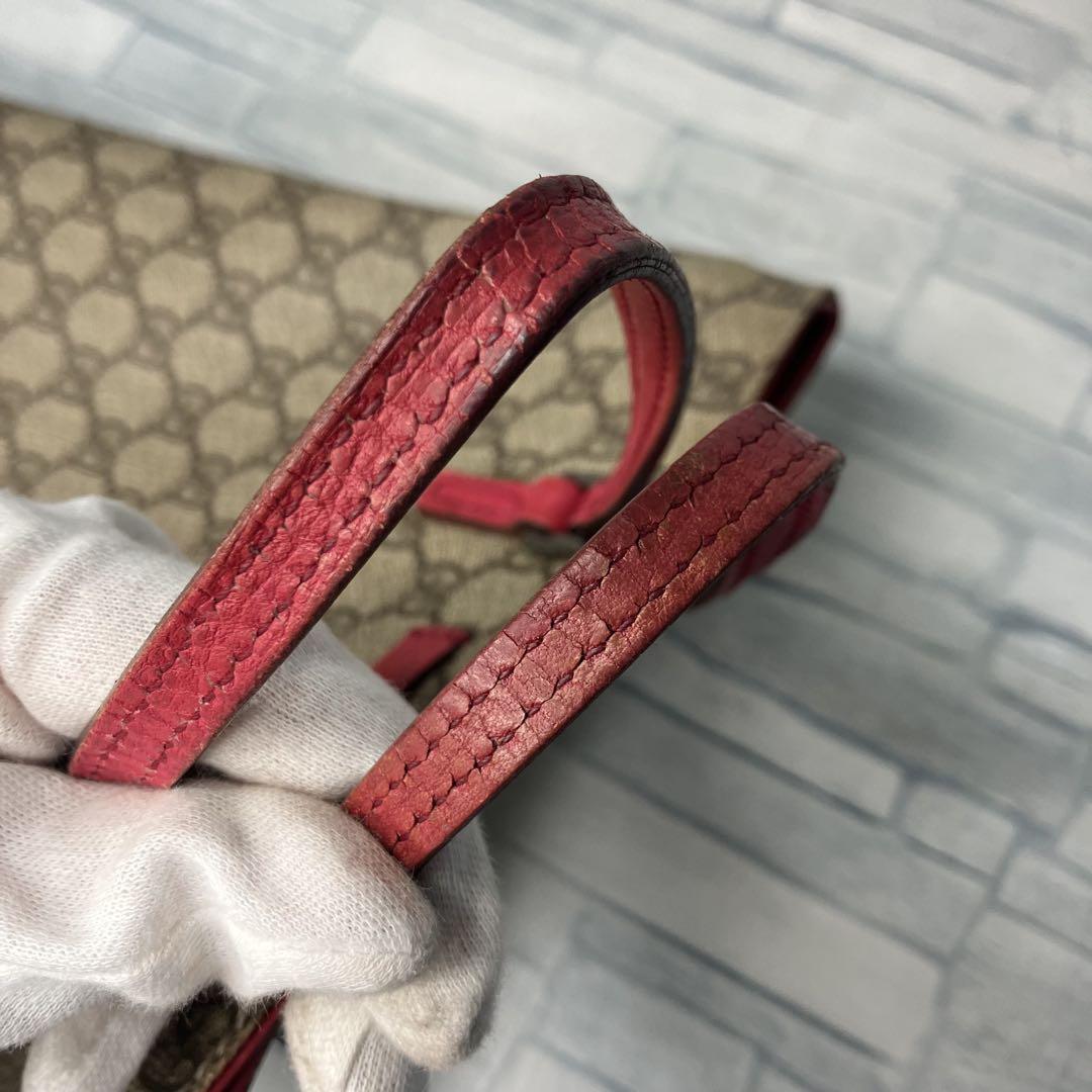 極美品　95 GUCCI グッチ　トートバッグ　ハンドバッグ　GG柄