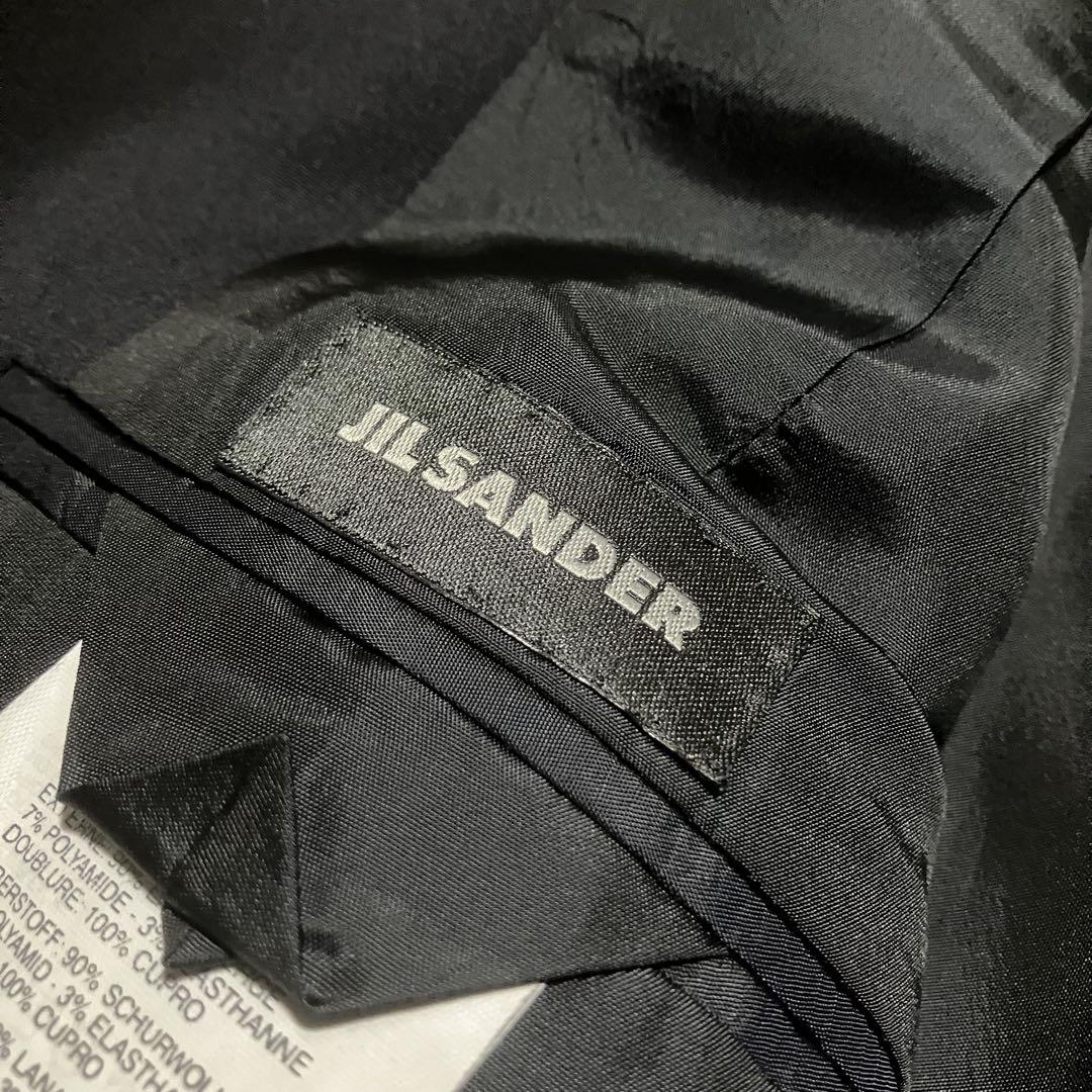 JIL SANDERブラック スーツ セットアップ48サイズ 3B(送料込み) JIL SANDERブラック スーツ セットアップ48サイズ 3B(送料込み